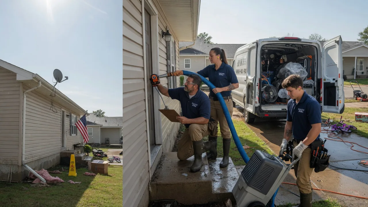 Ceiling Water Damage Restoration in Canton, PA near me